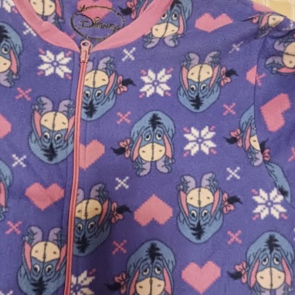 Disney Intimates & Sleepwear Disney Eeyore Fleece Footed Onesie